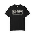 Zip Ties Structural Label T-Shirt | Industrial Graphic Tee