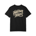 Horsepower Therapy T-shirt | Vintage Script Back Graphic